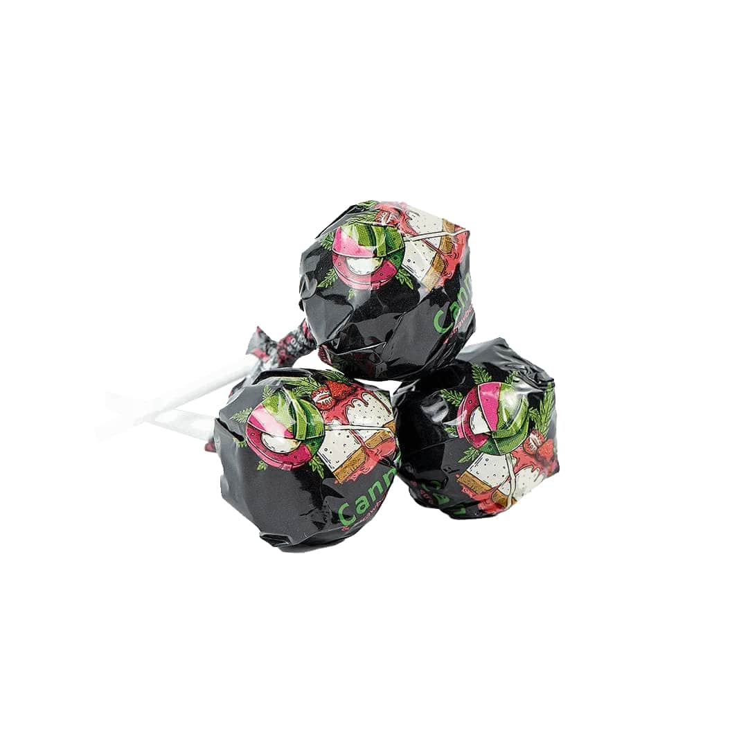 Sucette Euphoria 25G - Goût Cannabis & Cheesecake Fraise