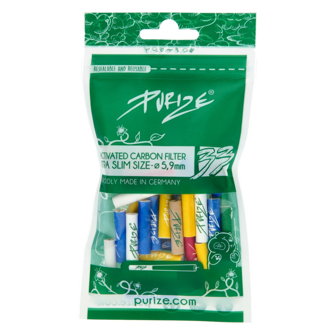 Filtre charbon purize 5,9mm