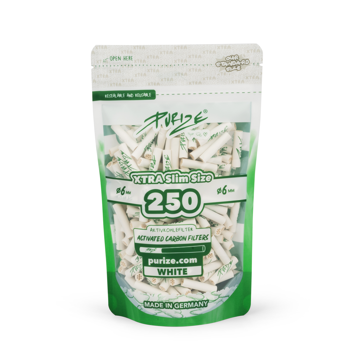 Filtre charbon purize 6mm